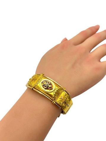 Bracelet - 14 carats Or jaune, Bracelet antique victorien en