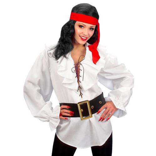 Witte Blouse Dames Piraten/Renaissance, Kleding | Dames, Carnavalskleding en Feestkleding, Nieuw, Verzenden