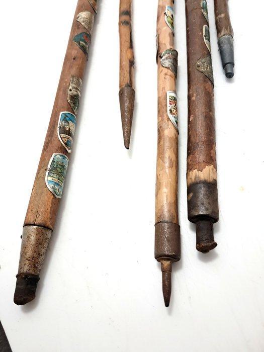 Wandelstok (5) - Hout, Antiquités & Art, Curiosités & Brocante