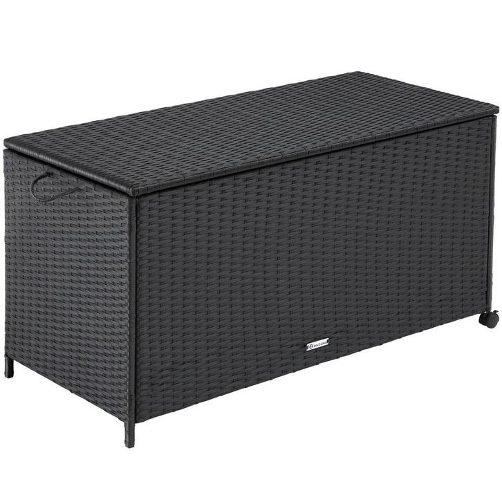 tectake Opbergbox Kuusamo met aluminium frame en wielen 297l, Tuin en Terras, Overige Tuin en Terras, Verzenden