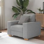 vidaXL Fauteuil Wolgrijs 60 cm Stof, Huis en Inrichting, Zetels | Zetels, Verzenden, Nieuw