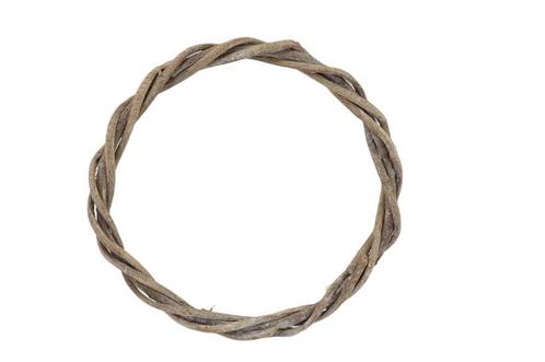 Krans ring twisted vine 45 cm 3.5 dik grey wash van takken, Hobby en Vrije tijd, Knutselen, Nieuw