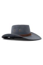 Cowboyhoed Grijs Suede Grijze Suedelook Cowboy Western Hoed, Ophalen of Verzenden, Nieuw