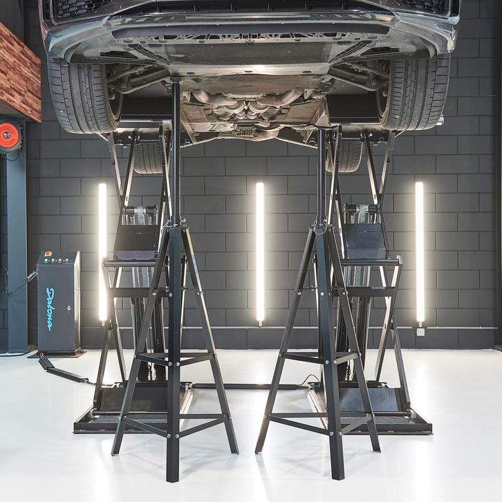 Datona Assteunen hoog 2 ton set (2 stuks) - Datona - Zwart, Auto diversen, Autogereedschap, Ophalen of Verzenden