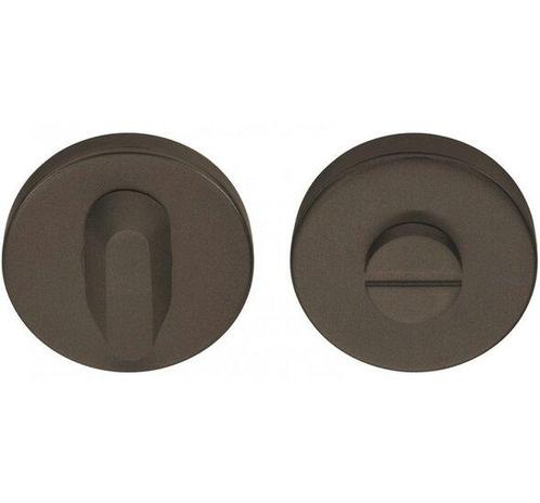 WC-sluiting rond blind 52 mm brons, Doe-het-zelf en Bouw, Hang- en Sluitwerk, Ophalen of Verzenden