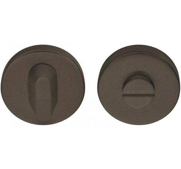 WC-sluiting rond blind 52 mm brons, Doe-het-zelf en Bouw, Hang- en Sluitwerk, Ophalen of Verzenden