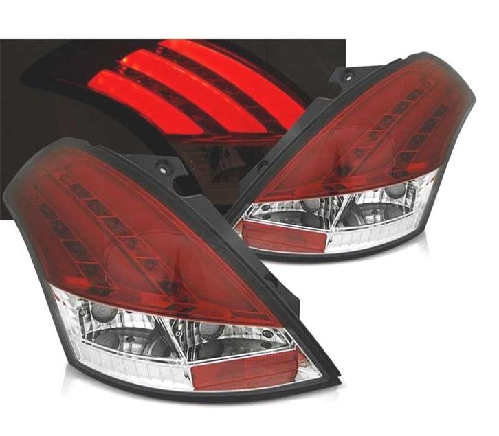 Feux Arrière Pour Suzuki Swift V 10-17 New Led Bar Rouge Cla, Auto-onderdelen, Verlichting, Verzenden