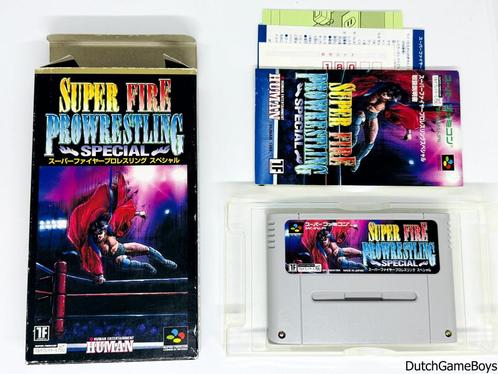 Super Famicom - Super Fire Pro Wrestling - Special, Games en Spelcomputers, Games | Nintendo Super NES, Gebruikt, Verzenden