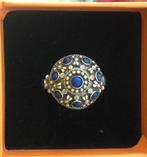 Lapis lazuli - Zilver - Ring - ring van lapis lazuli, Antiek en Kunst