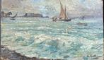 Attilio Pratella (1856-1949), Attribué(e) à - Marina di, Antiek en Kunst, Kunst | Schilderijen | Klassiek