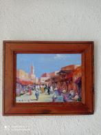 Bruno Retaux (1947) - Orientaliste- Souk à Marrakech à, Antiek en Kunst