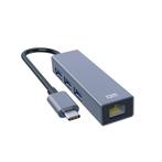 Luxwallet DM13 USB C Naar Ethernet Poort Hub + 3 Poort, Computers en Software, Nieuw, Verzenden