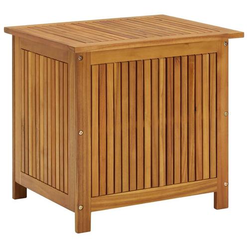 vidaXL Tuinbox 60x50x58 cm massief acaciahout, Tuin en Terras, Bergingen en Tuinkasten, Nieuw, Verzenden