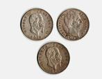 Italië, Koninkrijk Italië. 5 Lire 1872/1874/1879 (3 coins)