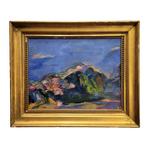 Mathilde de Boisboissel (1945) - Paisaje montañoso, Antiek en Kunst