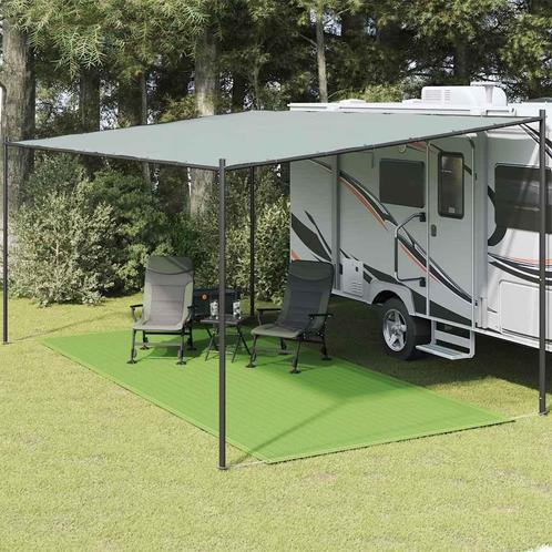 vidaXL Tenttapijt 250x550 cm HDPE lichtgroen, Caravans en Kamperen, Tentaccessoires, Nieuw, Verzenden