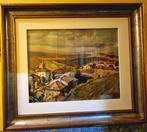 Ricardo Sacristán Arrieta (1921-1980) - Paisaje rural con, Antiek en Kunst