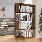 vidaXL Boekenkast/kamerscherm 80x25x132 cm massief hout, Huis en Inrichting, Kasten | Boekenkasten, Verzenden, Nieuw