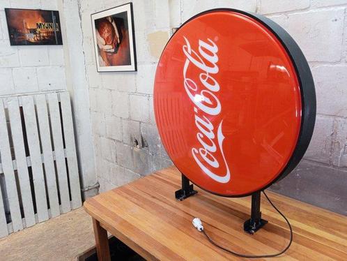 Coca-Cola - Neonlichtbord - Vintage ronde, Antiek en Kunst, Antiek | Wandborden en Tegels