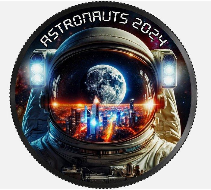 Canada. 5 Dollars 2024 Astronauts, 1 Oz (.999), Postzegels en Munten, Munten | Europa | Niet-Euromunten