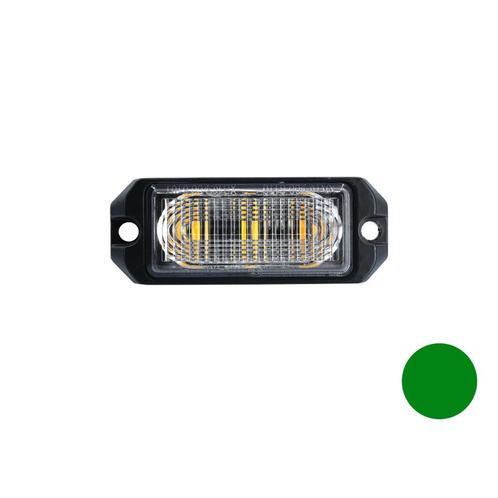 LED flitser 3-voudig ultra flat Groen, Auto-onderdelen, Verlichting, Ophalen of Verzenden