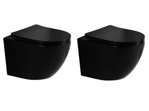 Veiling - 2x Hangend rimless toiletten, keuze uit 3 kleuren, Doe-het-zelf en Bouw, Sanitair