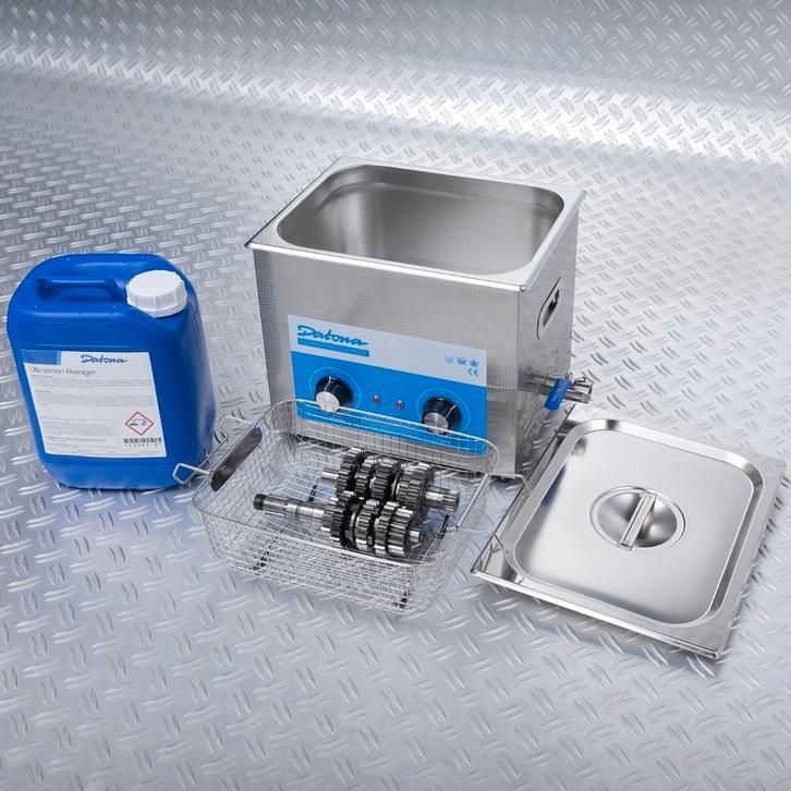 Datona Ultrasoon reiniger 10 liter inclusief Ultrasonic MC, Doe-het-zelf en Bouw, Reinigingsmachines, Ophalen of Verzenden