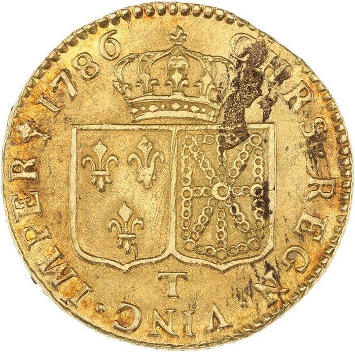 Frankrijk. Louis XVI (1774-1792). Louis dor 1786-T, Nantes, Postzegels en Munten, Munten | Europa | Euromunten