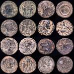 Romeinse Rijk. Lot comprising eight (8) coins: III-IV, Postzegels en Munten