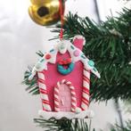 Kersthuisje Kerstbal Kerst Kerstboom Roze, Verzenden