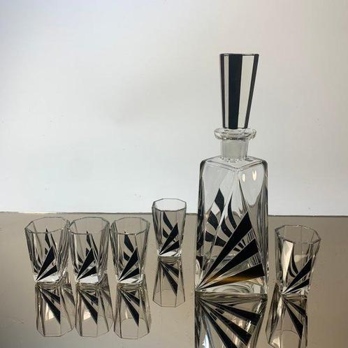 Karl Palda - Novy Bor (Haida) - Décanteur (6) - Art déco -, Antiek en Kunst, Kunst | Designobjecten