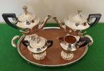 Koffie- en theeservies (5) - Zilver - .800, Antiek en Kunst, Antiek | Zilver en Goud
