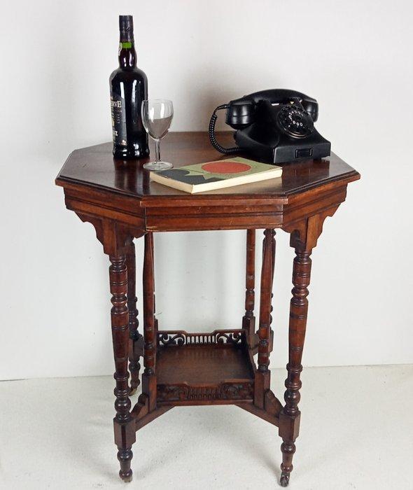 Bijzettafel - Mahonie - Met mooie zwenkwieltjes, Antiek en Kunst, Antiek | Overige Antiek
