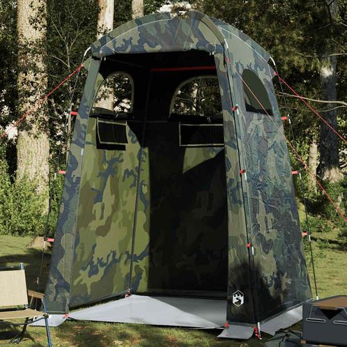 vidaXL Douchetent waterdicht camouflage, Caravans en Kamperen, Tenten, Nieuw, Verzenden
