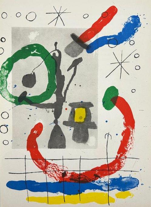 Joan Miro (1893-1983) - Untitled (Abstract) - Derriere Le, Antiek en Kunst, Antiek | Overige Antiek