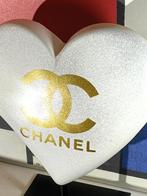 XTC Artist - Coeur Chanel gold white and glitter