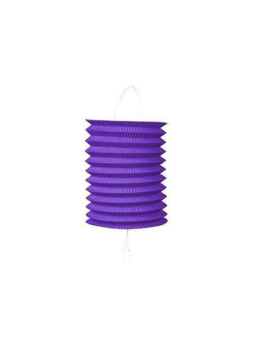 Lampion Paars 16cm, Hobby en Vrije tijd, Feestartikelen, Nieuw, Verzenden