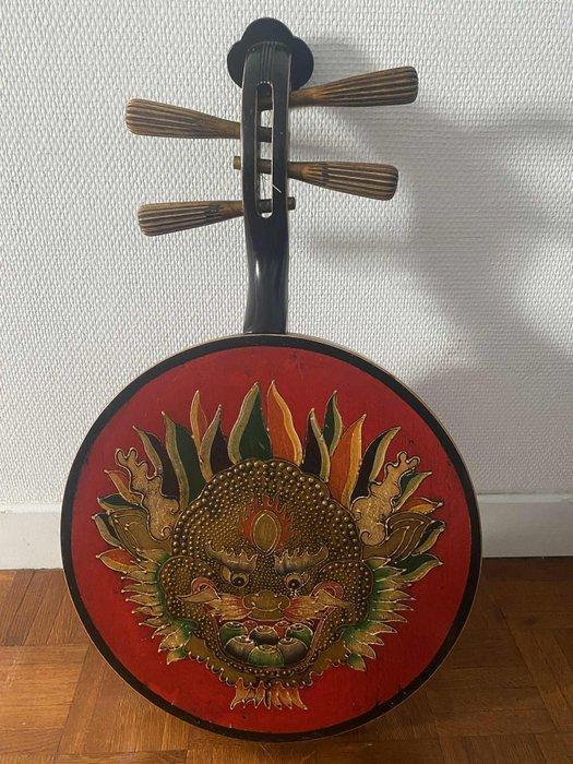 YUEQIN - Luth de lune traditionnel chinois - - Luit - Azië -, Muziek en Instrumenten, Blaasinstrumenten | Blokfluiten