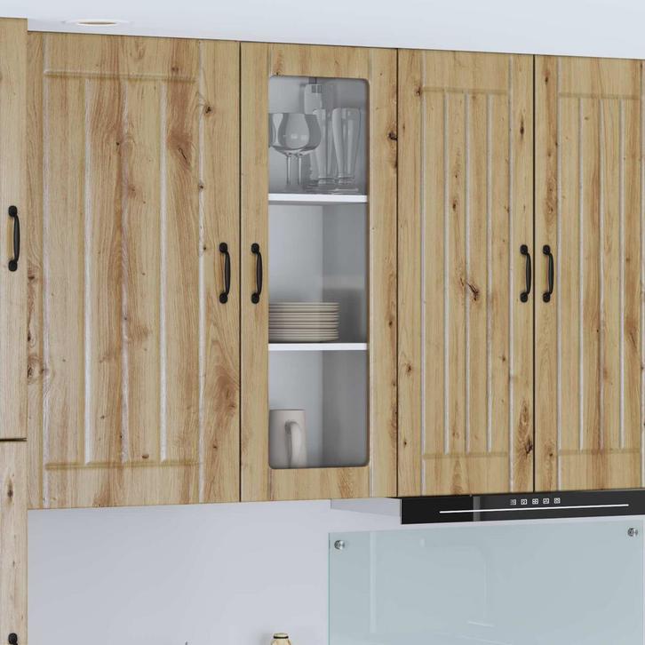 vidaXL Keuken Kast Artisan Eiken 40 x 31 x 100 cm Bewerkt, Maison & Meubles, Armoires | Autre, Envoi