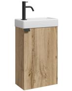 Toiletmeubel Apollo 40 x 22 cm Licht Eiken Fonteinmeubel, Verzenden, Nieuw