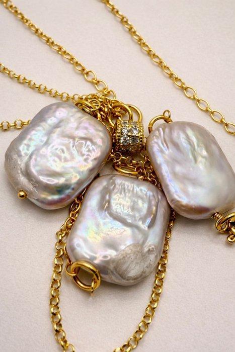 Sans prix de réserve - Collier Bijou d’auteur - Perles -, Handtassen en Accessoires, Kettingen