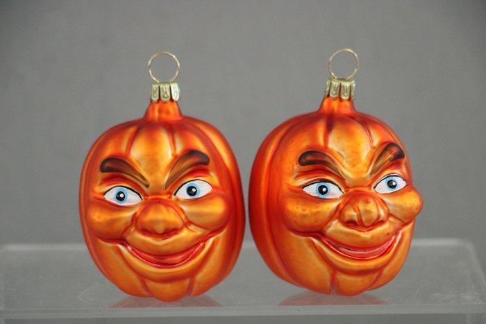 pompoenen hoofd als kerstdecoratie/kerstornament -, Divers, Noël