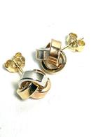 Zonder Minimumprijs - Oorstekers - 18 karaat Geel goud,, Handtassen en Accessoires, Antieke sieraden