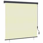 Buiten Rolgordijn Creme 160cm | Retour Deal | Zwengel, Tuin en Terras, Verzenden, Nieuw, Minder dan 250 cm, 150 tot 300 cm