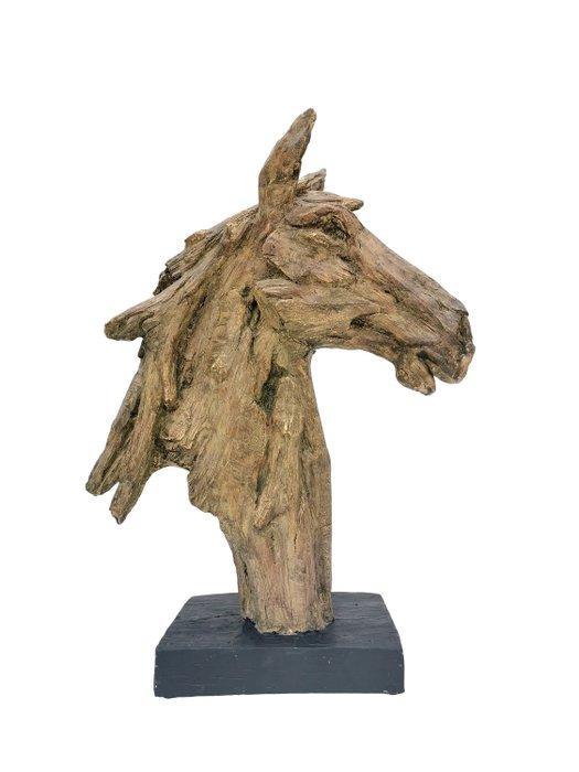sculptuur, Horse head - 50 cm - Composiet, Antiquités & Art, Art | Objets design