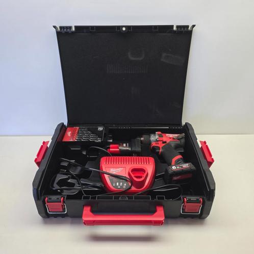Milwaukee M12 FPD Accu Klopboor / Schroefmachine incl. 2..., Doe-het-zelf en Bouw, Gereedschap | Boormachines, Nieuw, Ophalen of Verzenden