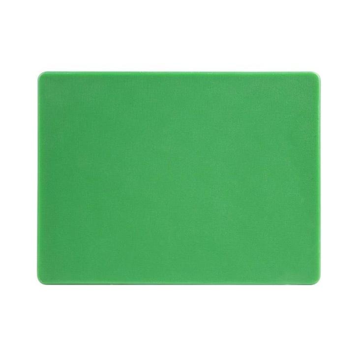 Snijplank | LDPE | Groen | 450x300x10(h)mm Hygiplas, Zakelijke goederen, Horeca | Keukenapparatuur, Nieuw in verpakking, Verzenden