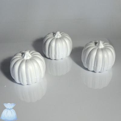 Witte Styropor pompoen 11 cm/ st pompoen van piepschuim, Hobby en Vrije tijd, Knutselen, Nieuw