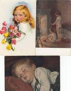 Enfants - filles et garçons - Carte postale (111) -, Verzamelen, Gelopen