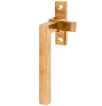 Raamboom Met sluitplaat links Kare messing antiek, Nieuw, Overige materialen, Klink of Kruk